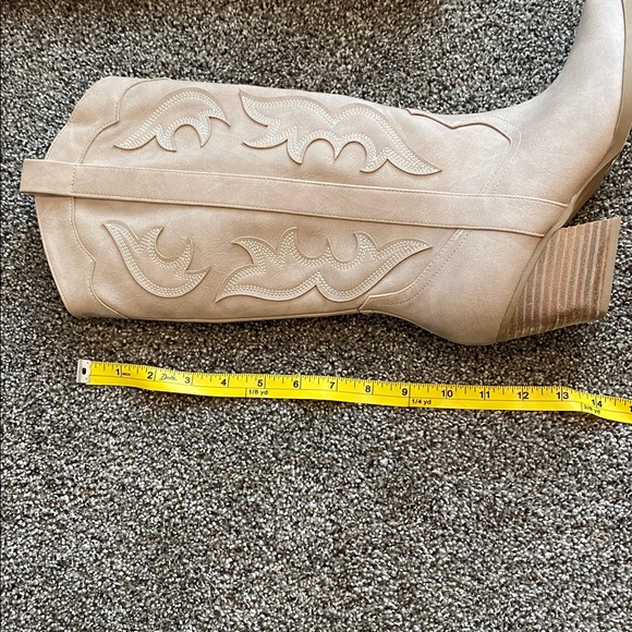 Women’s Dolce Vita Tan Western Cowgirl Rodeo Boots Size 8 - Picture 8 of 8
